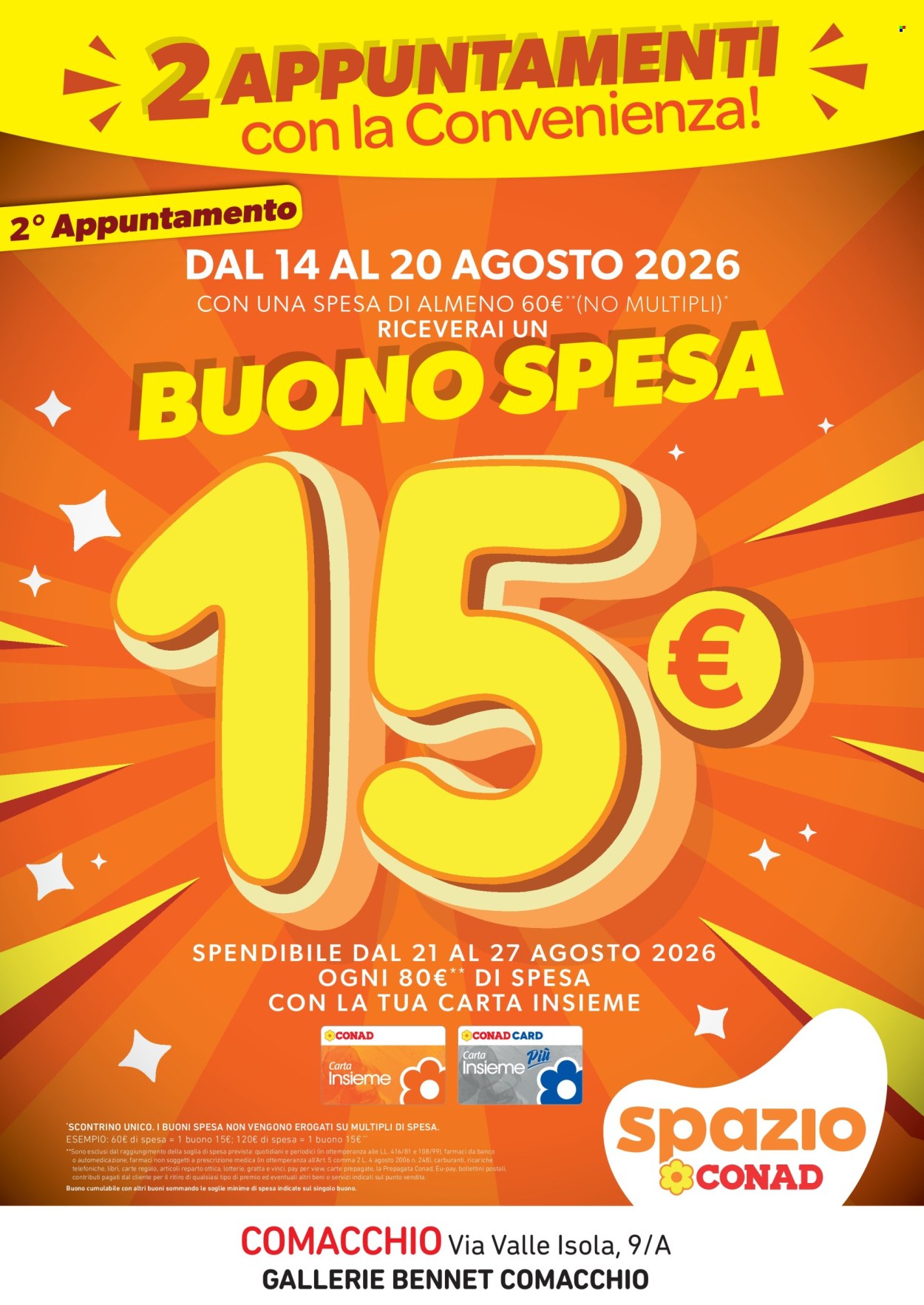 Volantino Spazio Conad - 7/8/2026 - 20/8/2026. Pagina 2