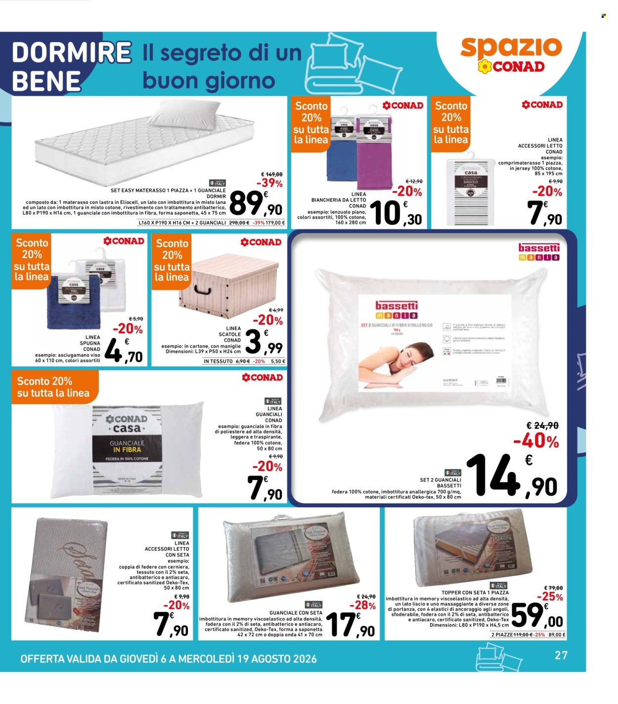Volantino Spazio Conad - 6/8/2026 - 19/8/2026. Pagina 27