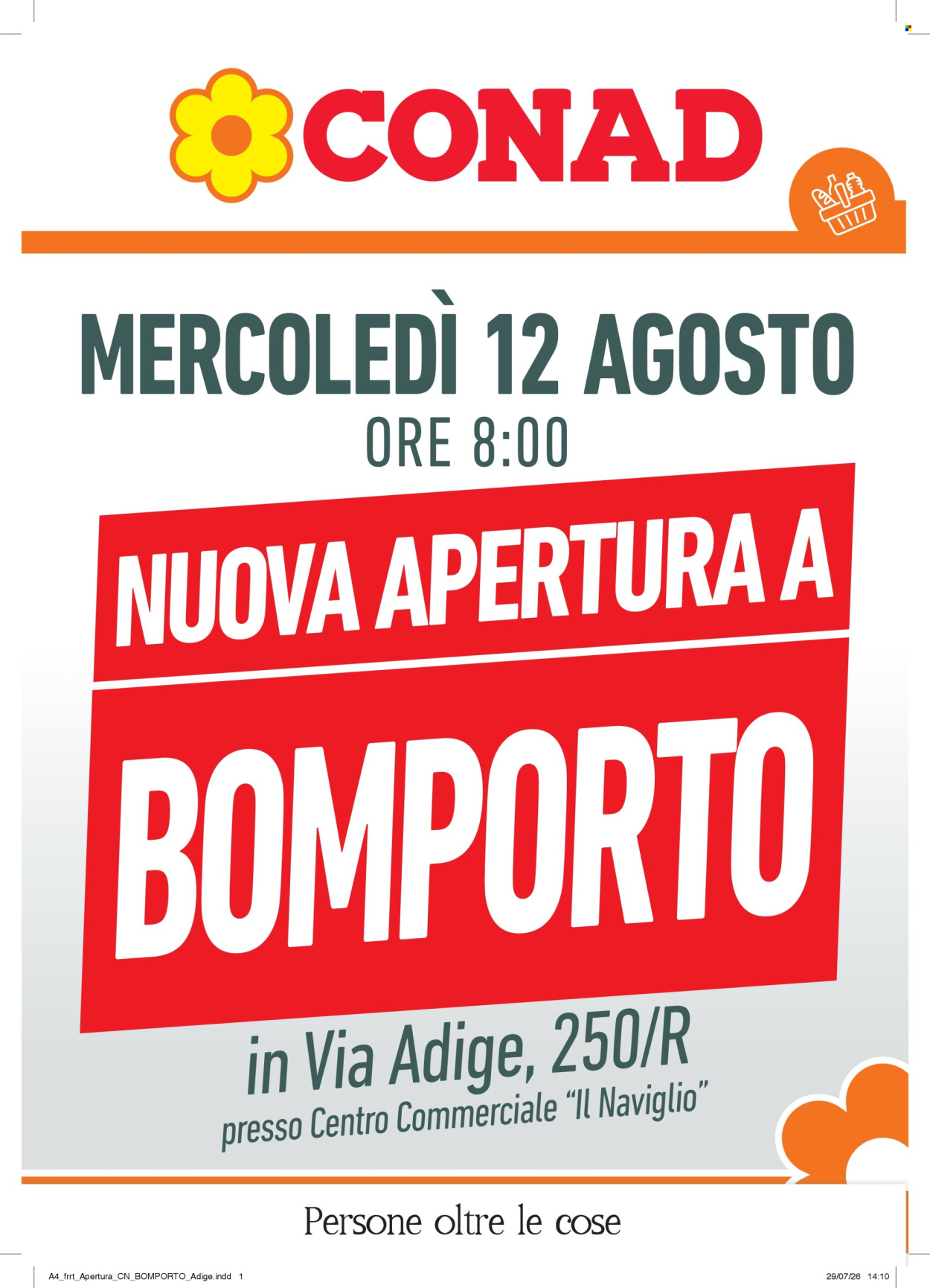 Volantino Conad - 12/8/2026 - 26/8/2026. Pagina 1