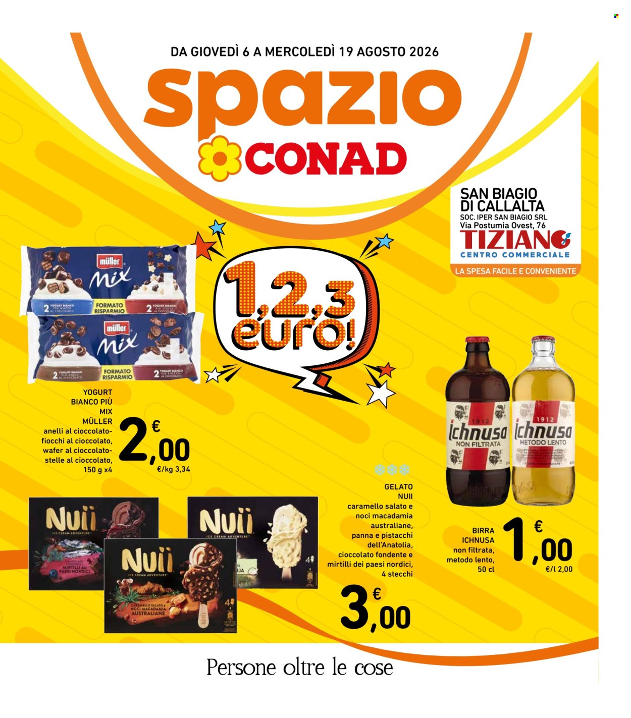 Volantino Spazio Conad - 6/8/2026 - 19/8/2026. Pagina 1