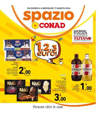 Volantino Spazio Conad - 6/8/2026 - 19/8/2026.