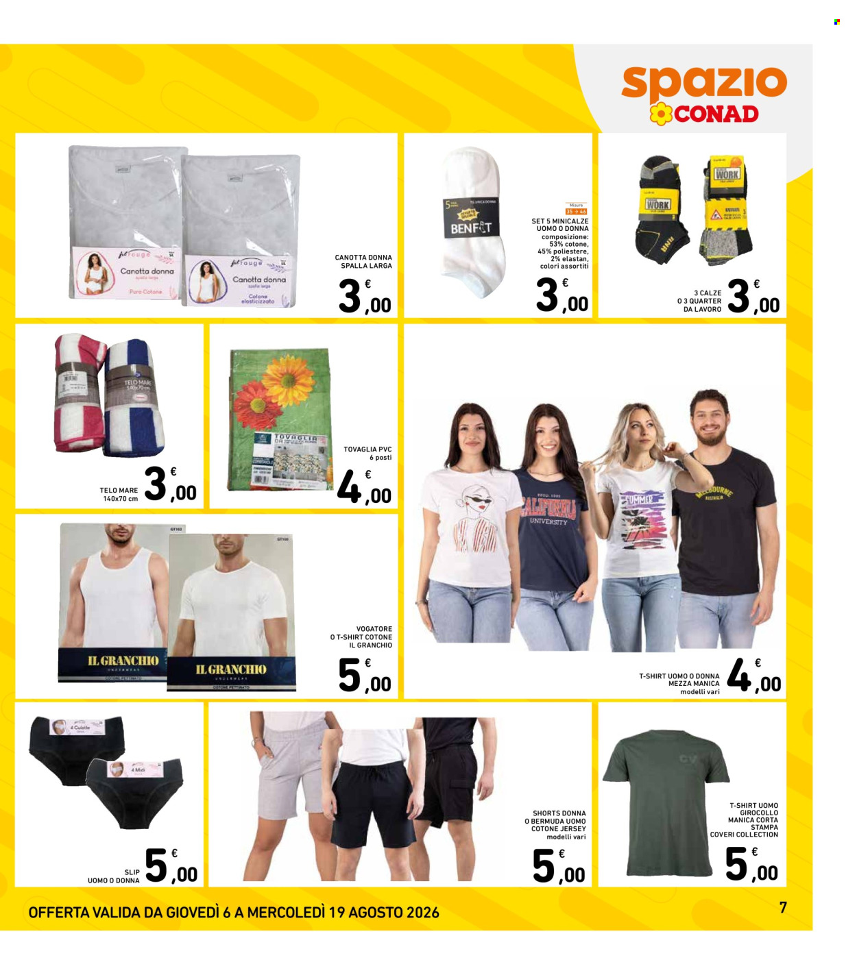 Volantino Spazio Conad - 6/8/2026 - 19/8/2026. Pagina 7