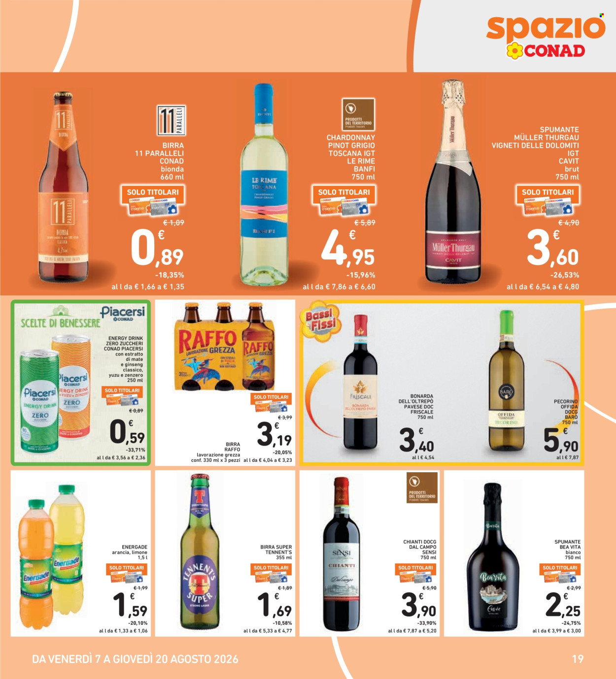 Volantino Spazio Conad - 7/8/2026 - 20/8/2026. Pagina 19