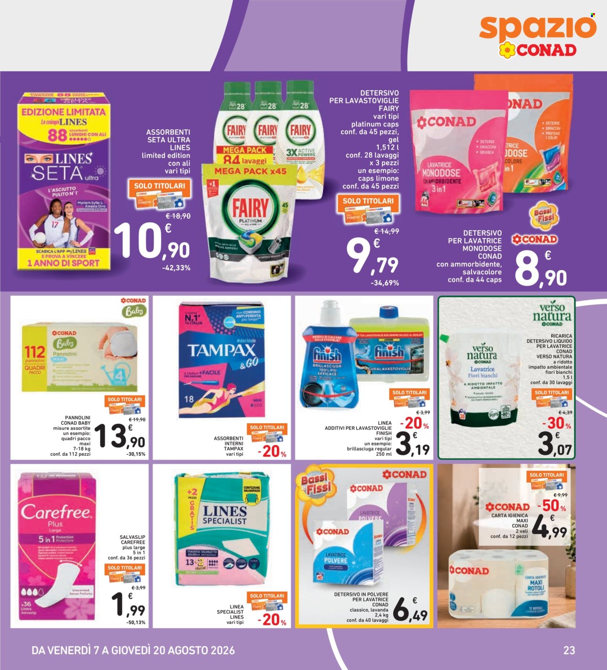 Volantino Spazio Conad - 7/8/2026 - 20/8/2026. Pagina 23