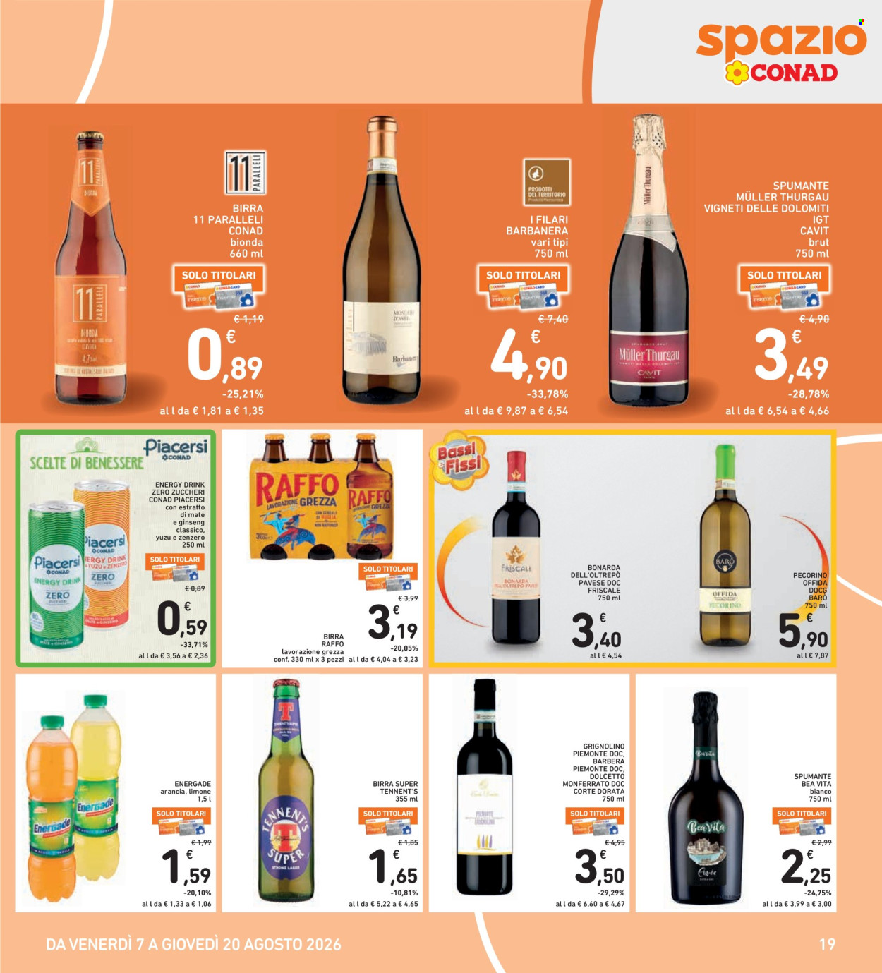 Volantino Spazio Conad - 7/8/2026 - 20/8/2026. Pagina 19