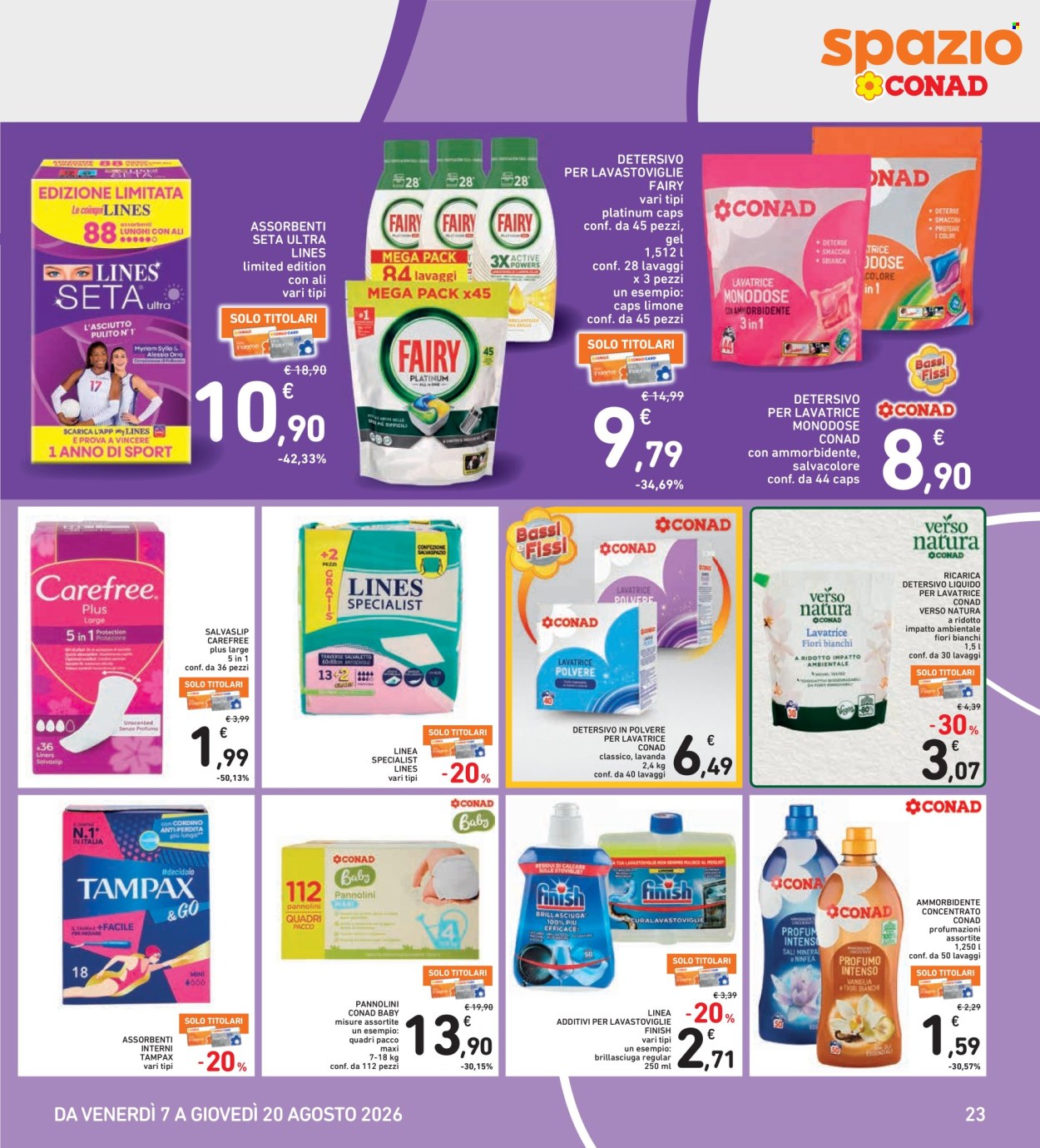 Volantino Spazio Conad - 7/8/2026 - 20/8/2026. Pagina 23