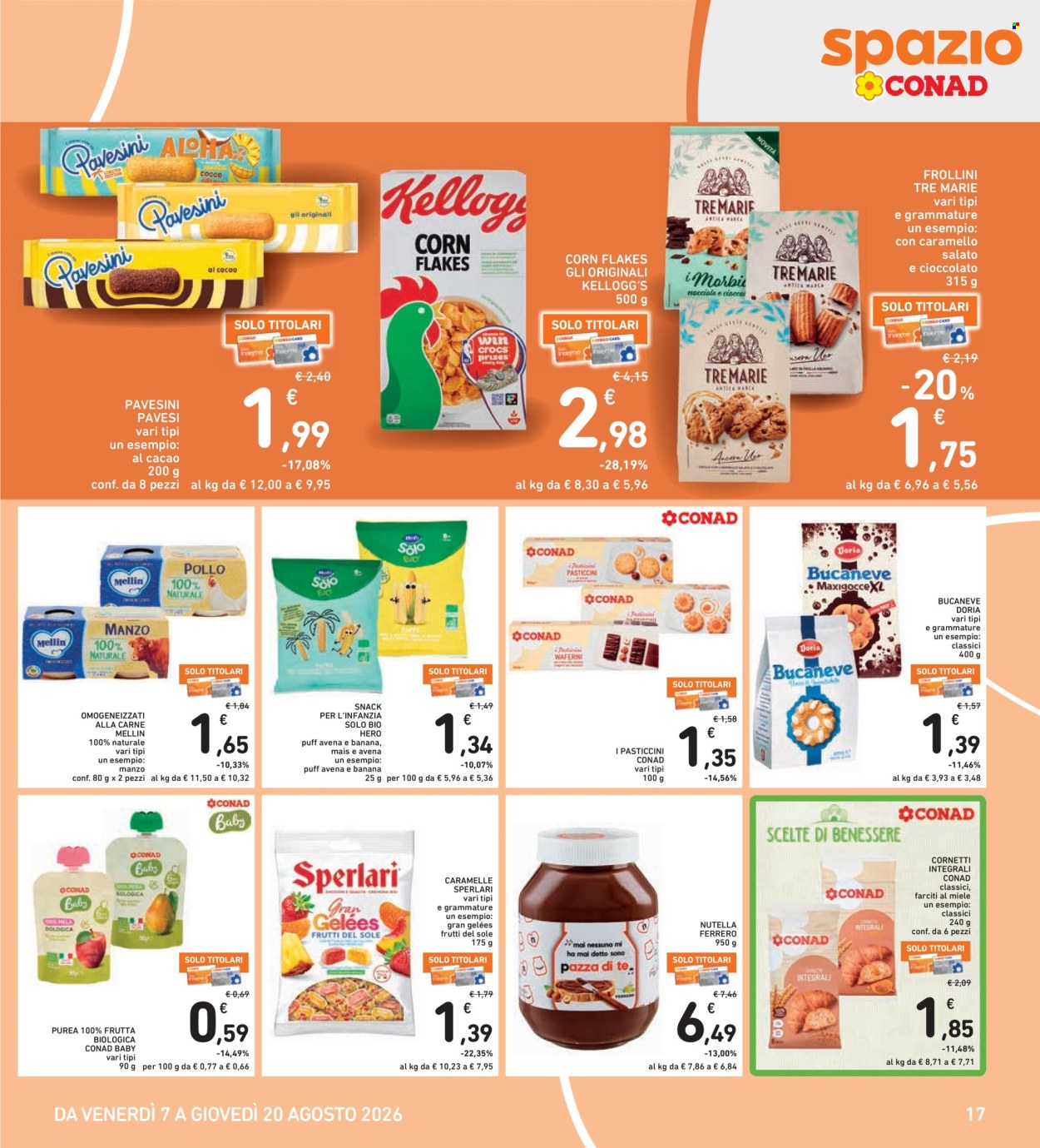 Volantino Spazio Conad - 7/8/2026 - 20/8/2026. Pagina 17