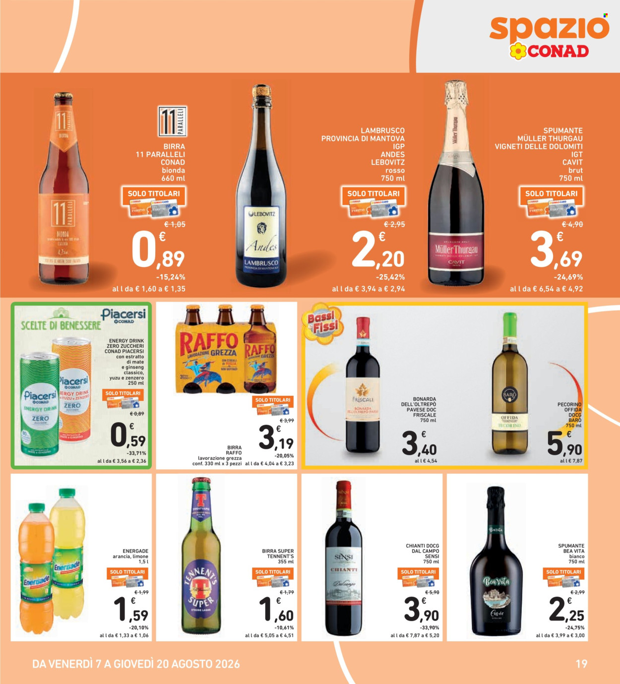 Volantino Spazio Conad - 7/8/2026 - 20/8/2026. Pagina 19