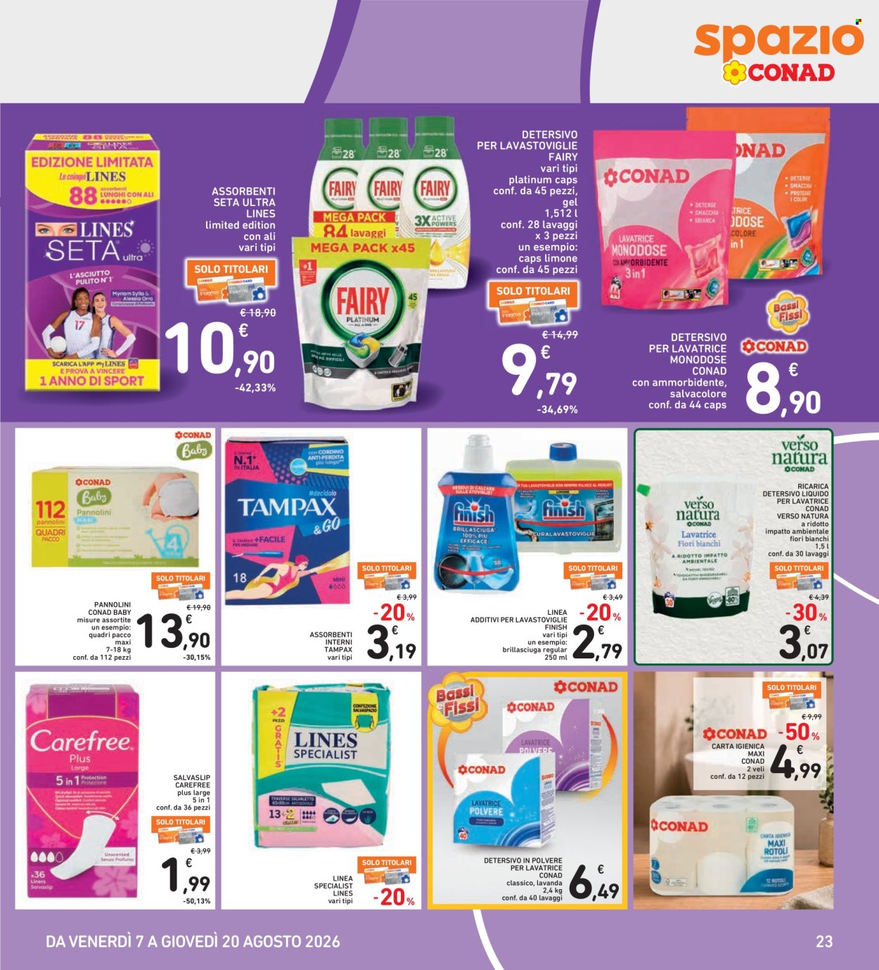 Volantino Spazio Conad - 7/8/2026 - 20/8/2026. Pagina 23
