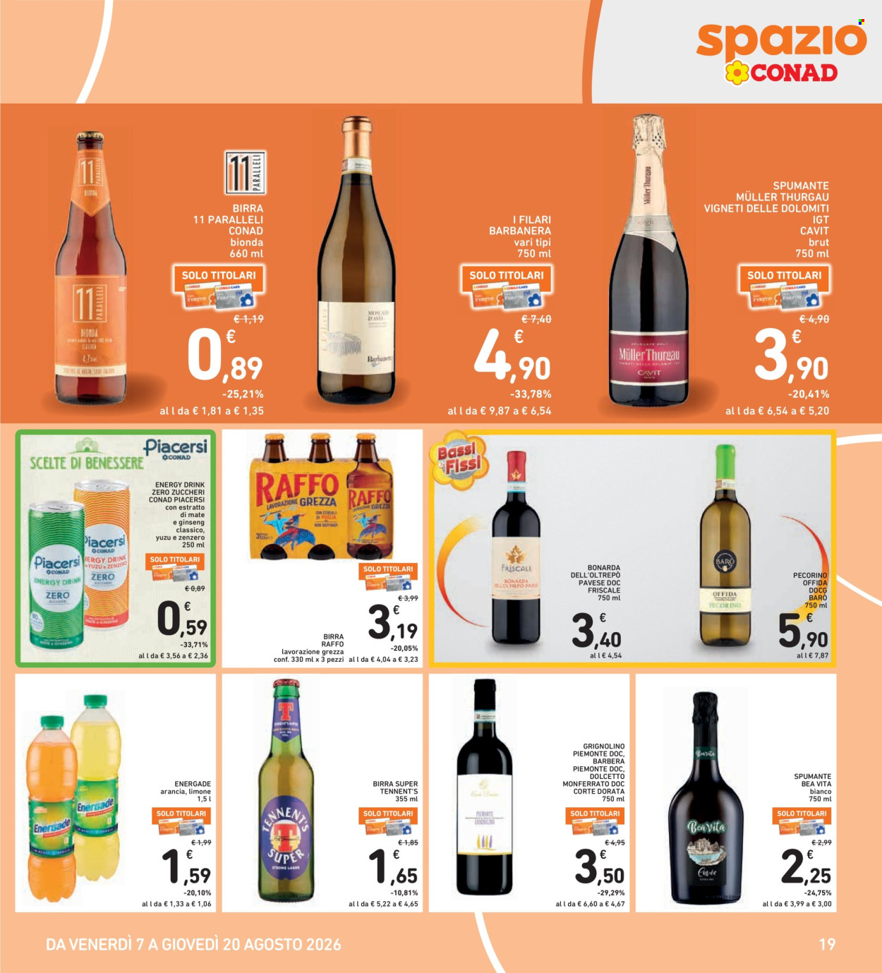 Volantino Spazio Conad - 7/8/2026 - 20/8/2026. Pagina 19