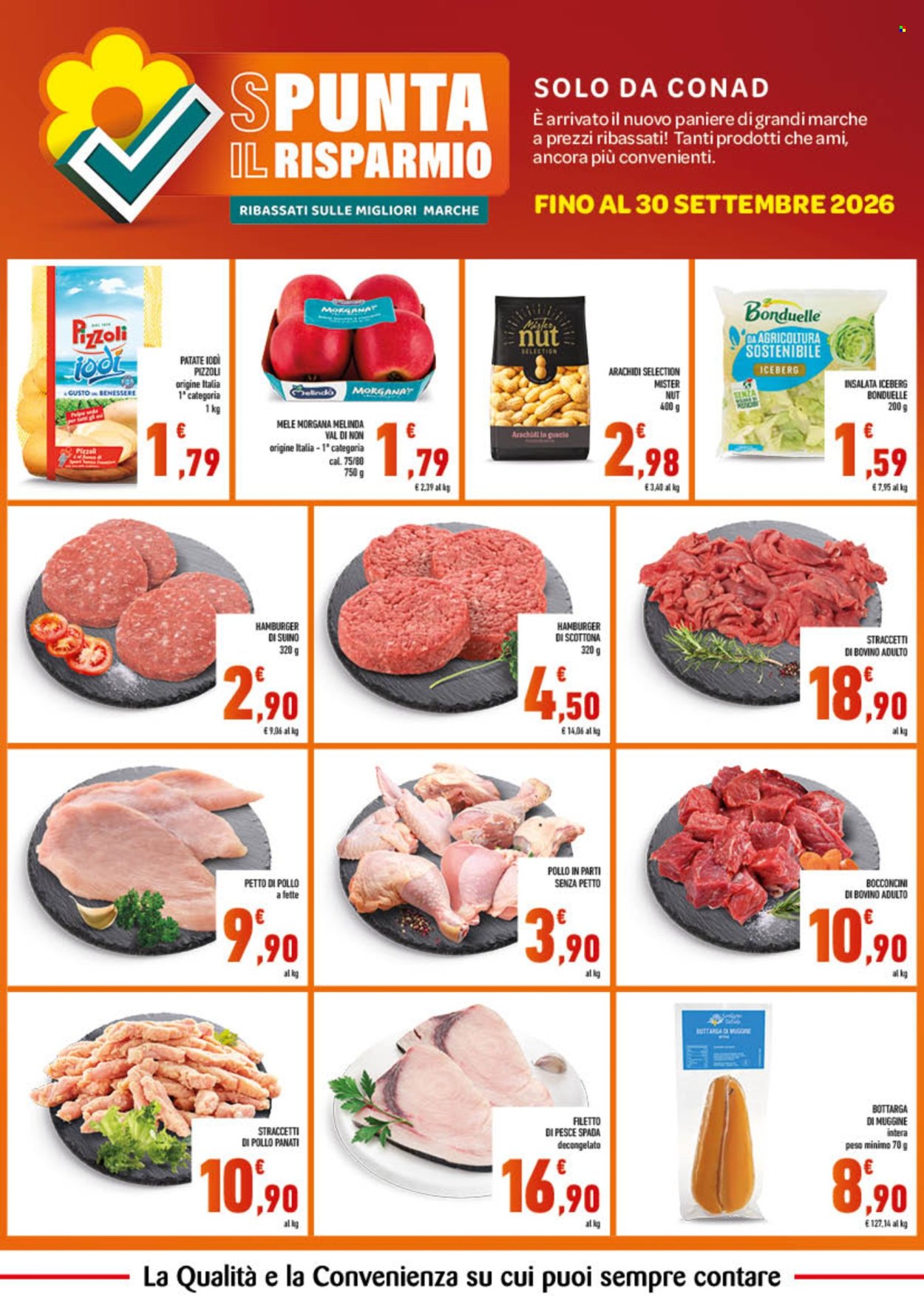 Leták Conad - 1.8.2026 - 30.9.2026. Strana 2