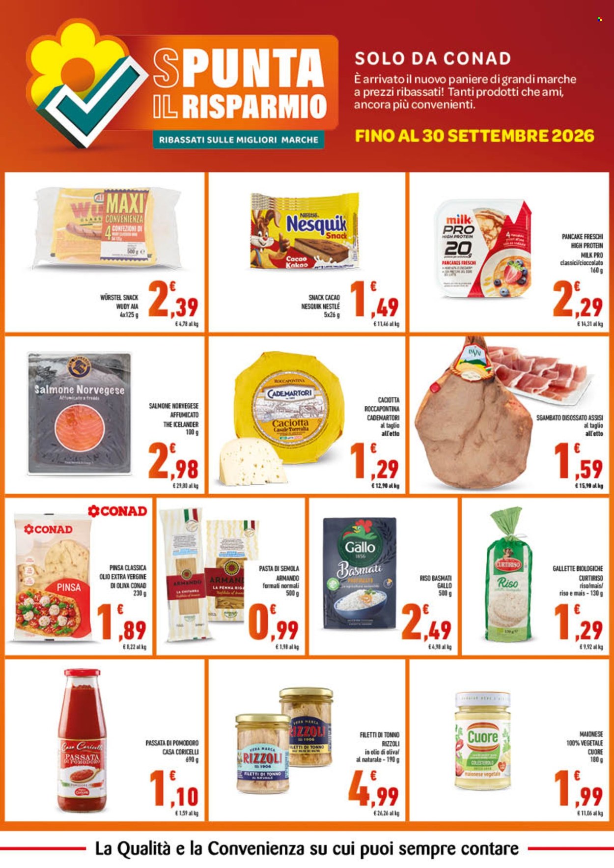 Leták Conad - 1.8.2026 - 30.9.2026. Strana 4