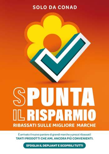 Volantino Conad - 1/8/2026 - 30/9/2026.