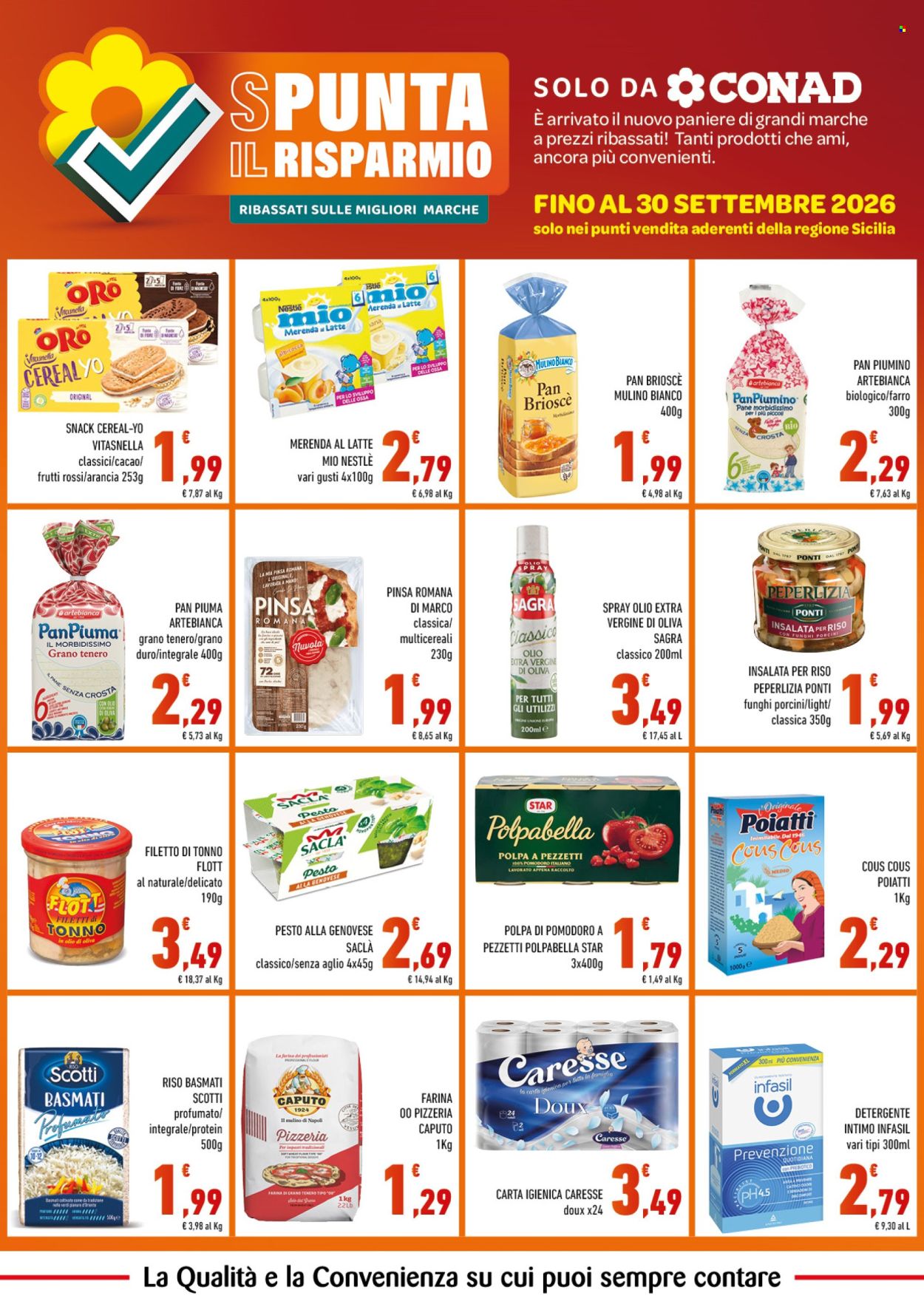 Leták Conad - 1.8.2026 - 30.9.2026. Strana 6