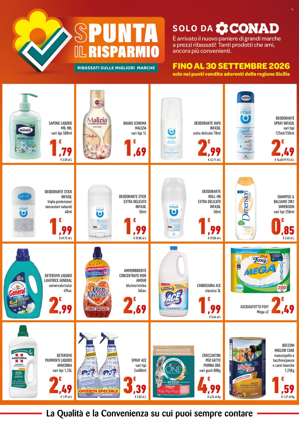 Volantino Conad - 1/8/2026 - 30/9/2026. Pagina 7