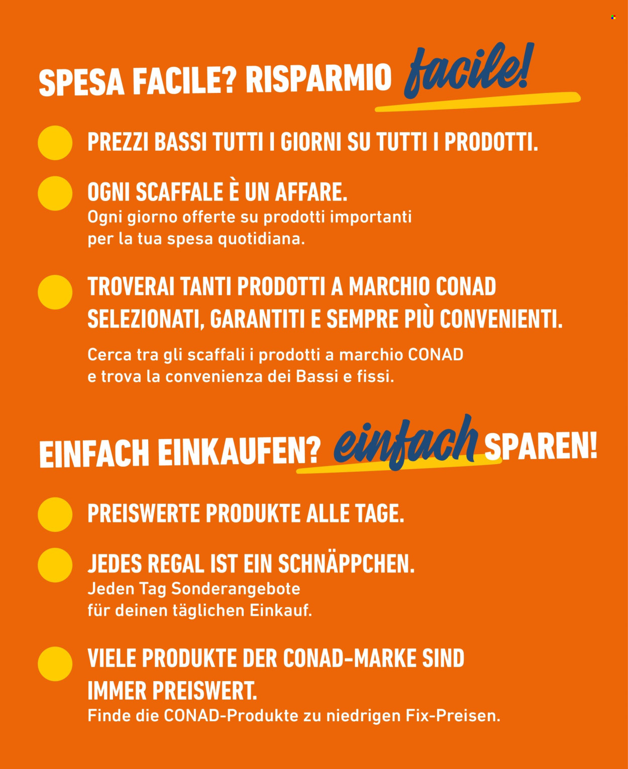 Volantino Spesa Facile Conad - 1/8/2026 - 31/8/2026. Pagina 2