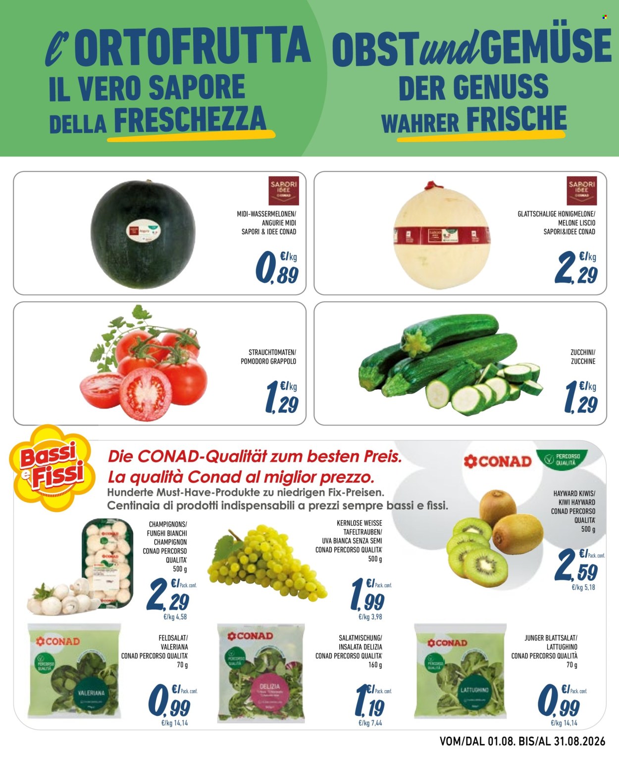 Leták Spesa Facile Conad - 1.8.2026 - 31.8.2026. Strana 3