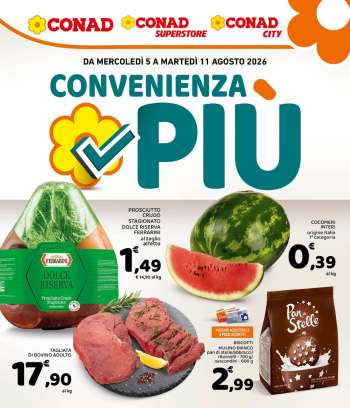 Volantino Conad - 5/8/2026 - 11/8/2026.