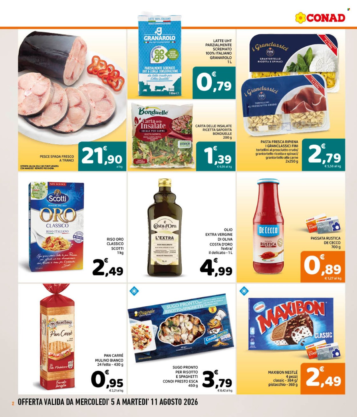 Volantino Conad - 5/8/2026 - 11/8/2026. Pagina 2