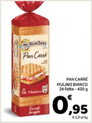 Pan Carrè Mulino Bianco