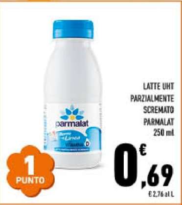 PARMALAT LATTE UHT PARZIALMENTE SCREMATO