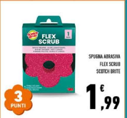 SPUGNA ABRASIVA FLEX SCRUB SCOTCH BRITE