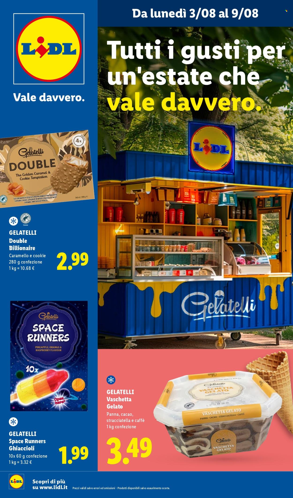 Volantino Lidl - 3/8/2026 - 9/8/2026. Pagina 1