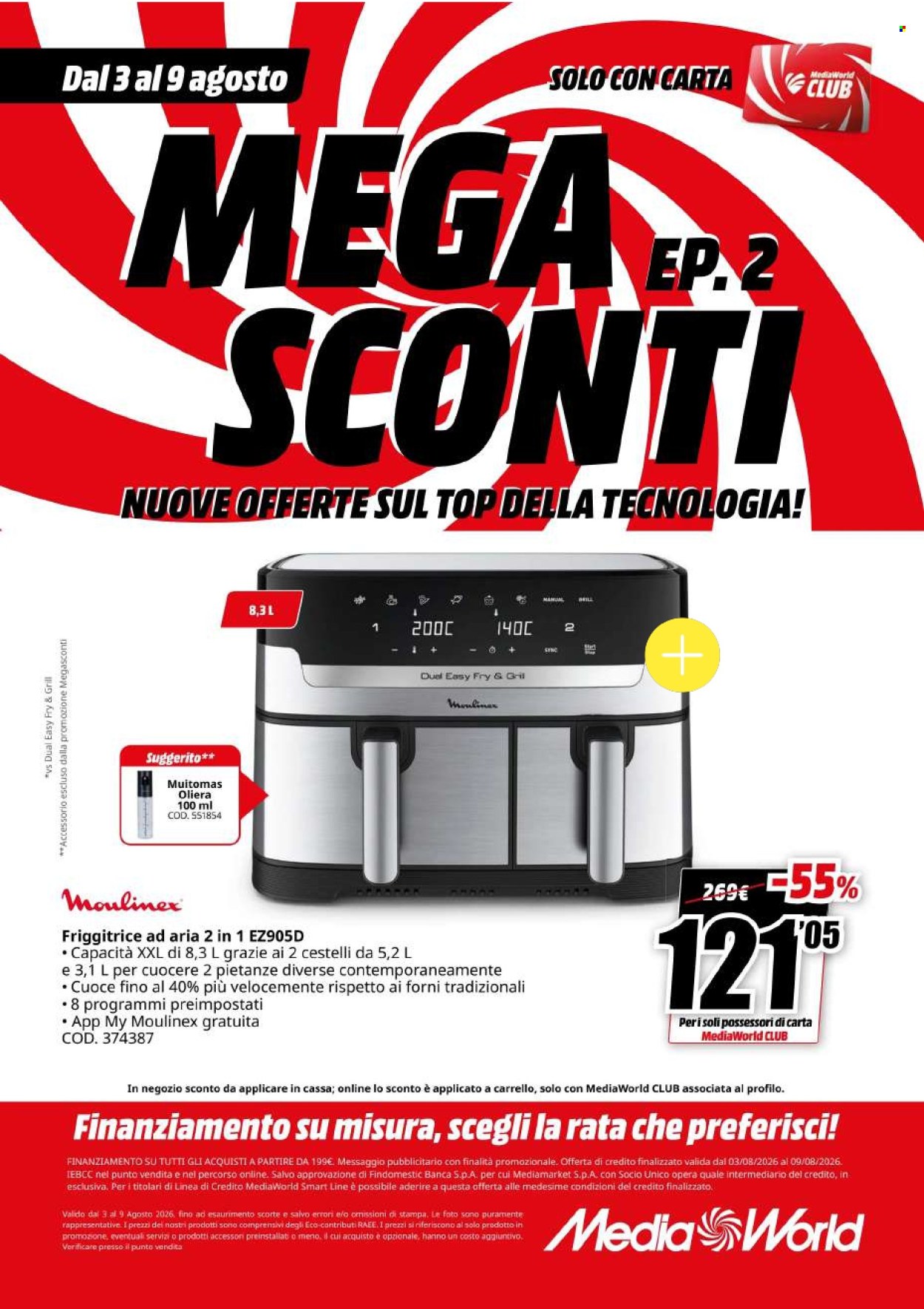 Volantino MediaWorld - 3/8/2026 - 9/8/2026. Pagina 42