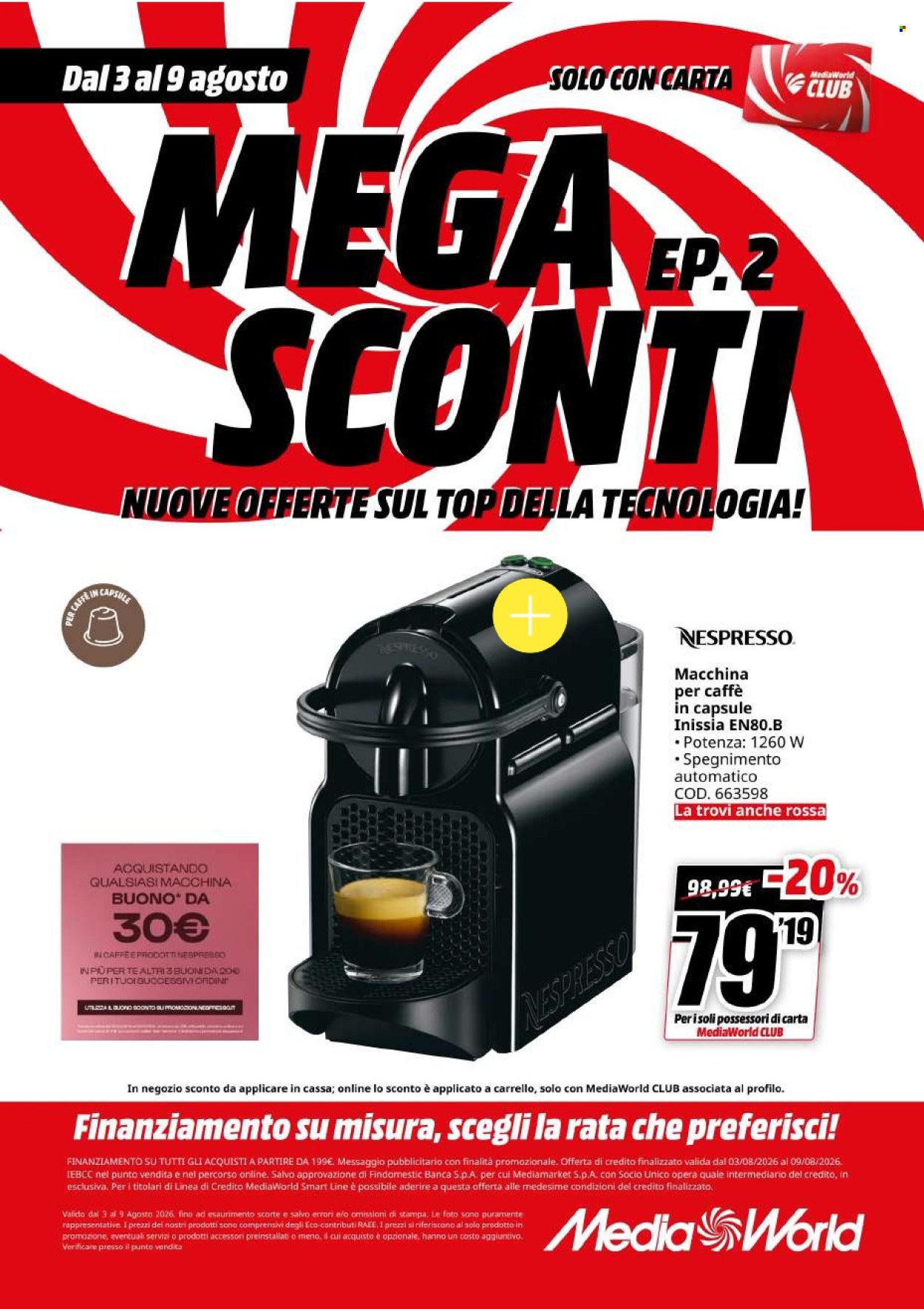 Volantino MediaWorld - 3/8/2026 - 9/8/2026. Pagina 44
