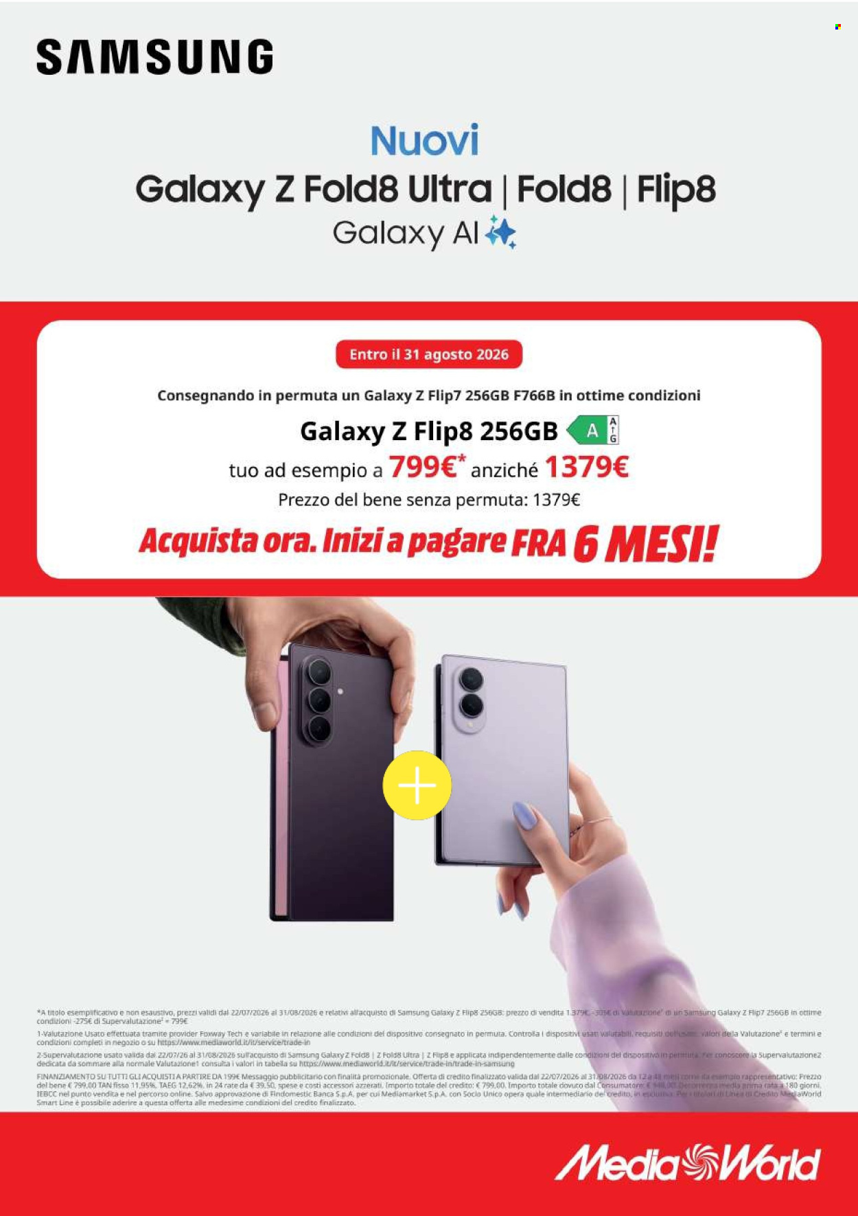 Volantino MediaWorld - 3/8/2026 - 9/8/2026. Pagina 68