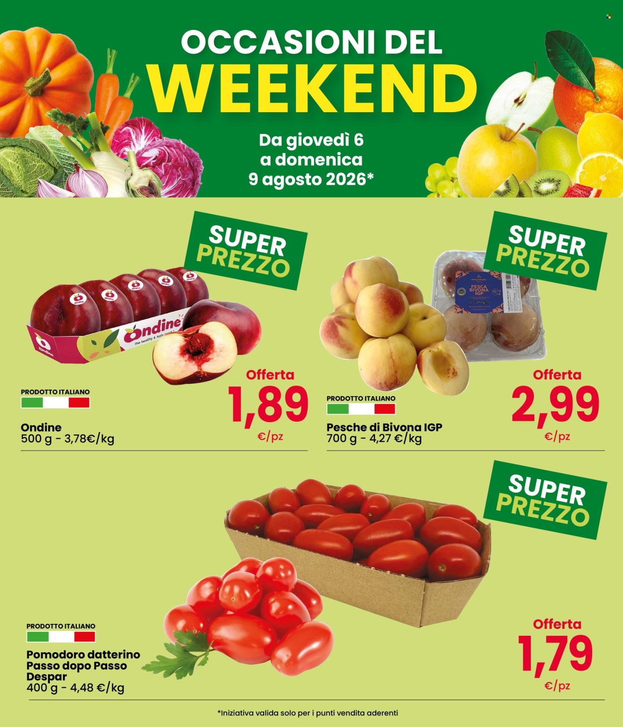 Volantino Eurospar - 6/8/2026 - 9/8/2026. Pagina 2