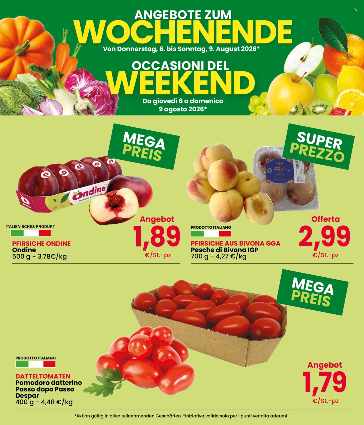Volantino Eurospar - 6/8/2026 - 9/8/2026. Pagina 2