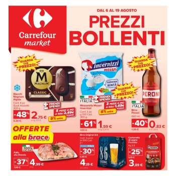 Volantino Carrefour - 6/8/2026 - 19/8/2026.