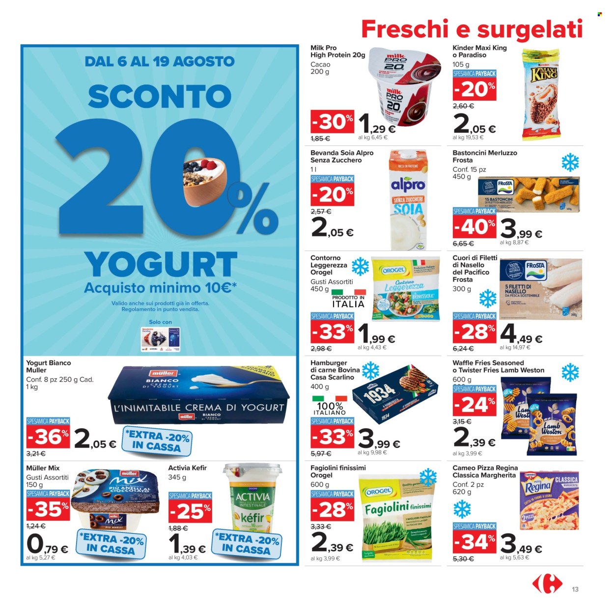 Volantino Carrefour - 6/8/2026 - 19/8/2026. Pagina 13