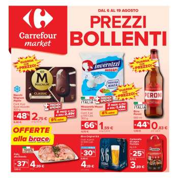 Volantino Carrefour - 6/8/2026 - 19/8/2026.