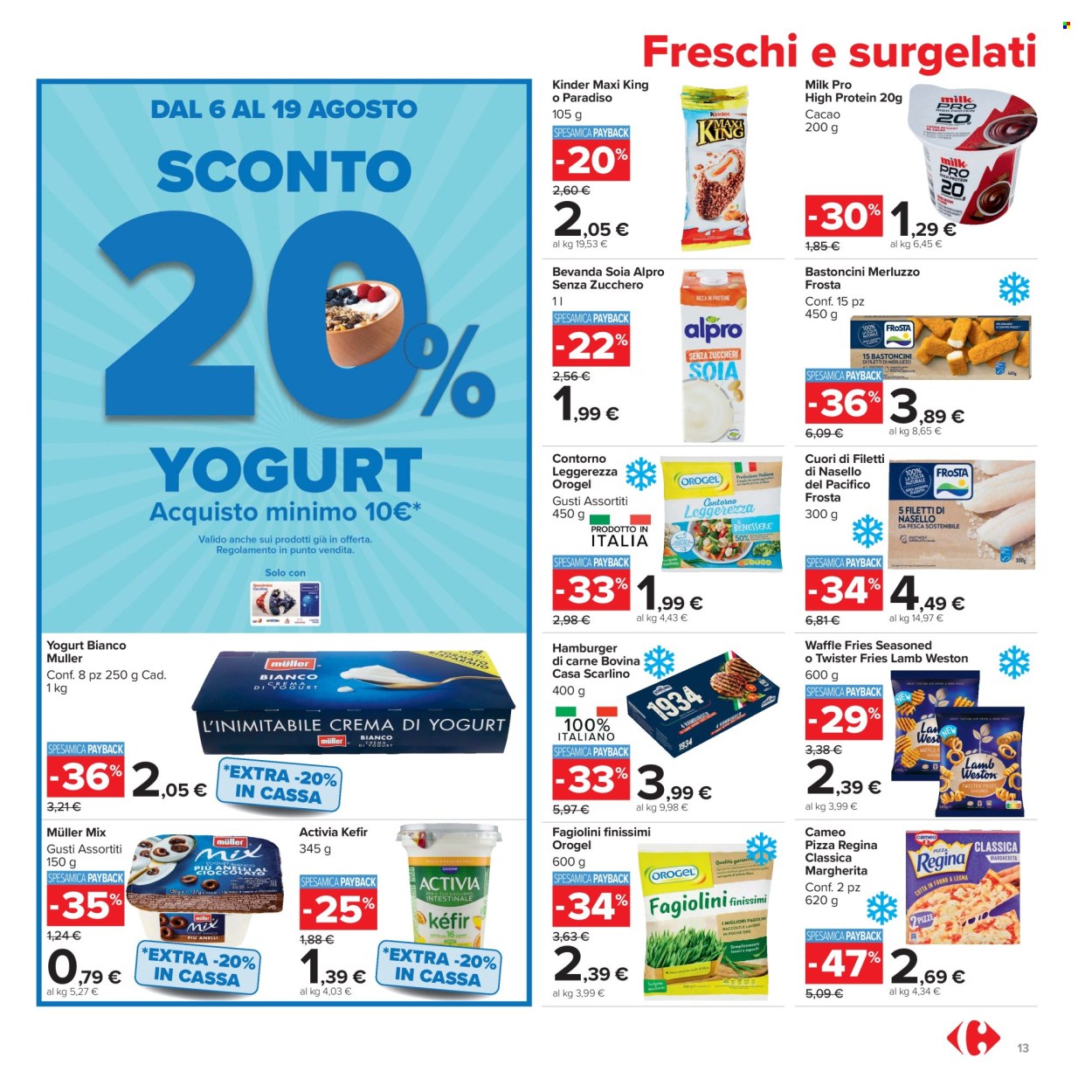 Volantino Carrefour - 6/8/2026 - 19/8/2026. Pagina 13