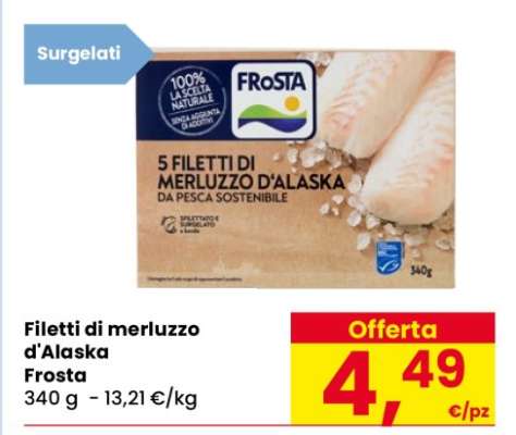 Filetti di Merluzzo d'Alaska