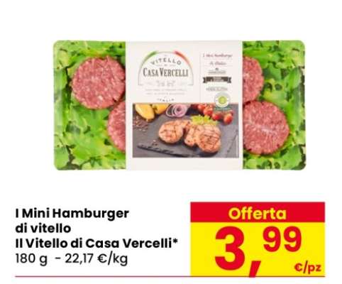 I Mini Hamburger di Vitello