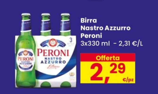 Birra Nastro Azzurro Peroni