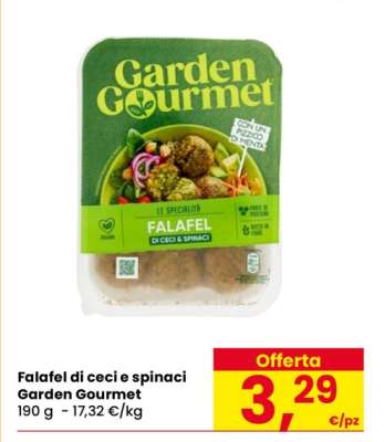 Falafel di ceci e spinaci