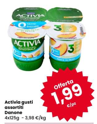 Activia gusti assortiti