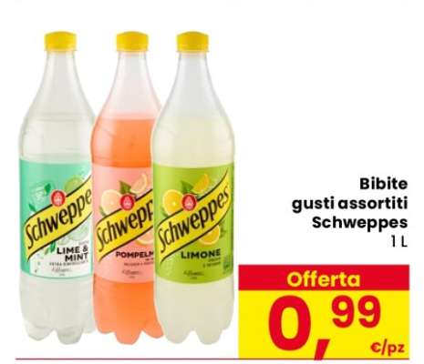 Bibite gusti assortiti Schweppes