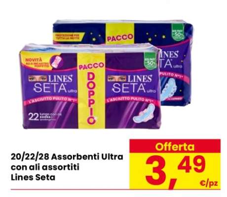 20/22/28 Assorbenti Ultra con ali assortiti