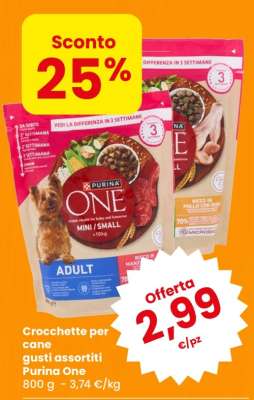 Crocchette per cane gusti assortiti Purina One