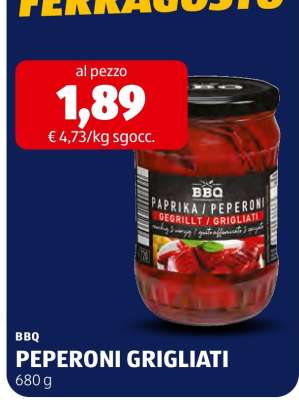 BBQ PEPERONI GRIGLIATI
