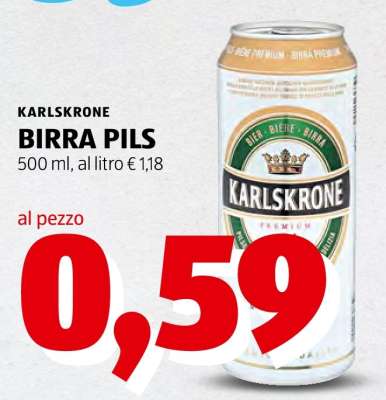 KARLSKRONE BIRRA PILS
