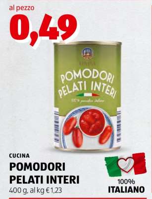 Cucina Pomodori Pelati Interi