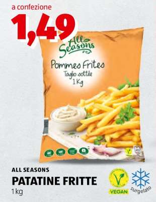 ALL SEASONS PATATINE FRITTE
