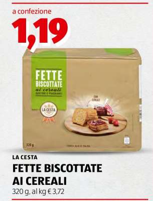 FETTE BISCOTTATE AI CEREALI