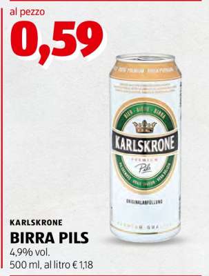 KARLSKRONE BIRRA PILS
